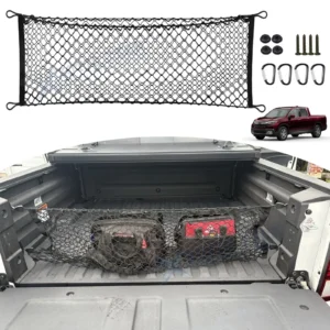 For Honda Ridgeline 2006-up Pickup Truck Bed Heavy Duty Cargo Net Mesh Storage