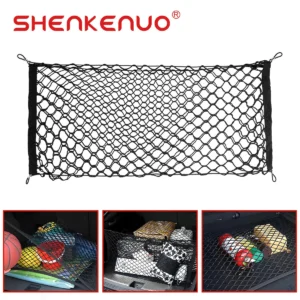 Heavy Duty Trunk Envelope Style Cargo Luggage Organizer Net For Car SUV Truck